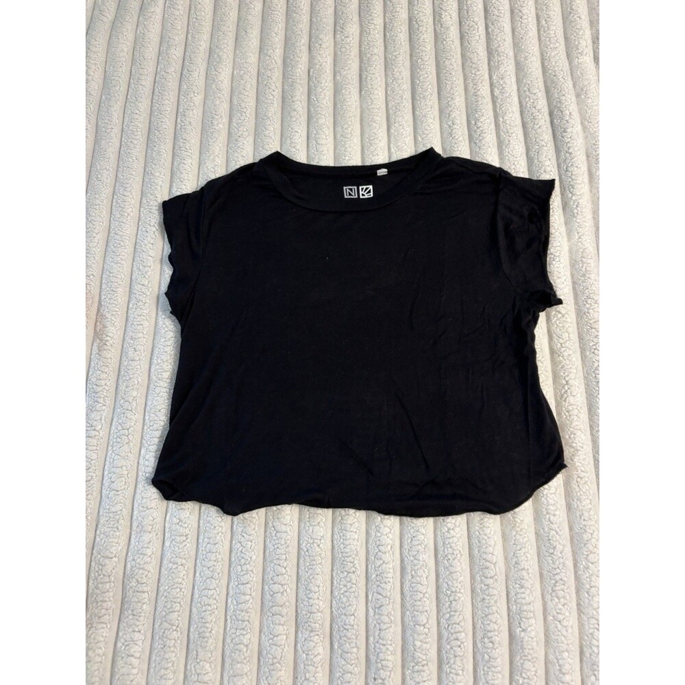 Nollie Baby Tee Shirt Crop Top Women’s XS black Basic